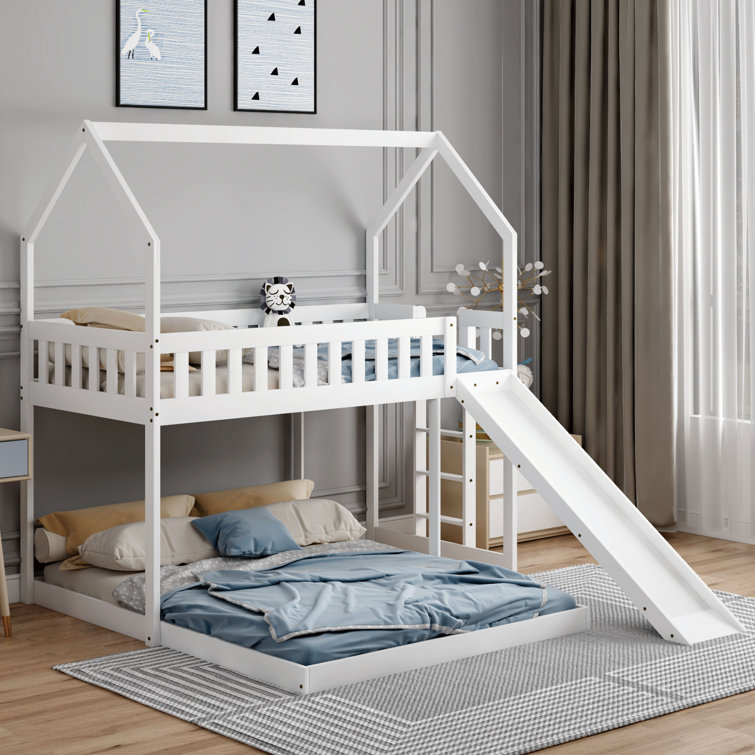 Harper Orchard Capetown Twin over Full Solid Wood Standard Bunk Bed by